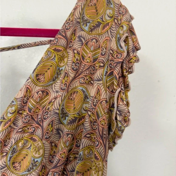 Anthropologie Matilda Ruffled Jumpsuit Women’s sz.L - Picture 7 of 8